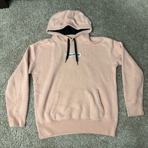 Hollister‎ Women’s Block Text Logo Hoodie Light Peach Size Small